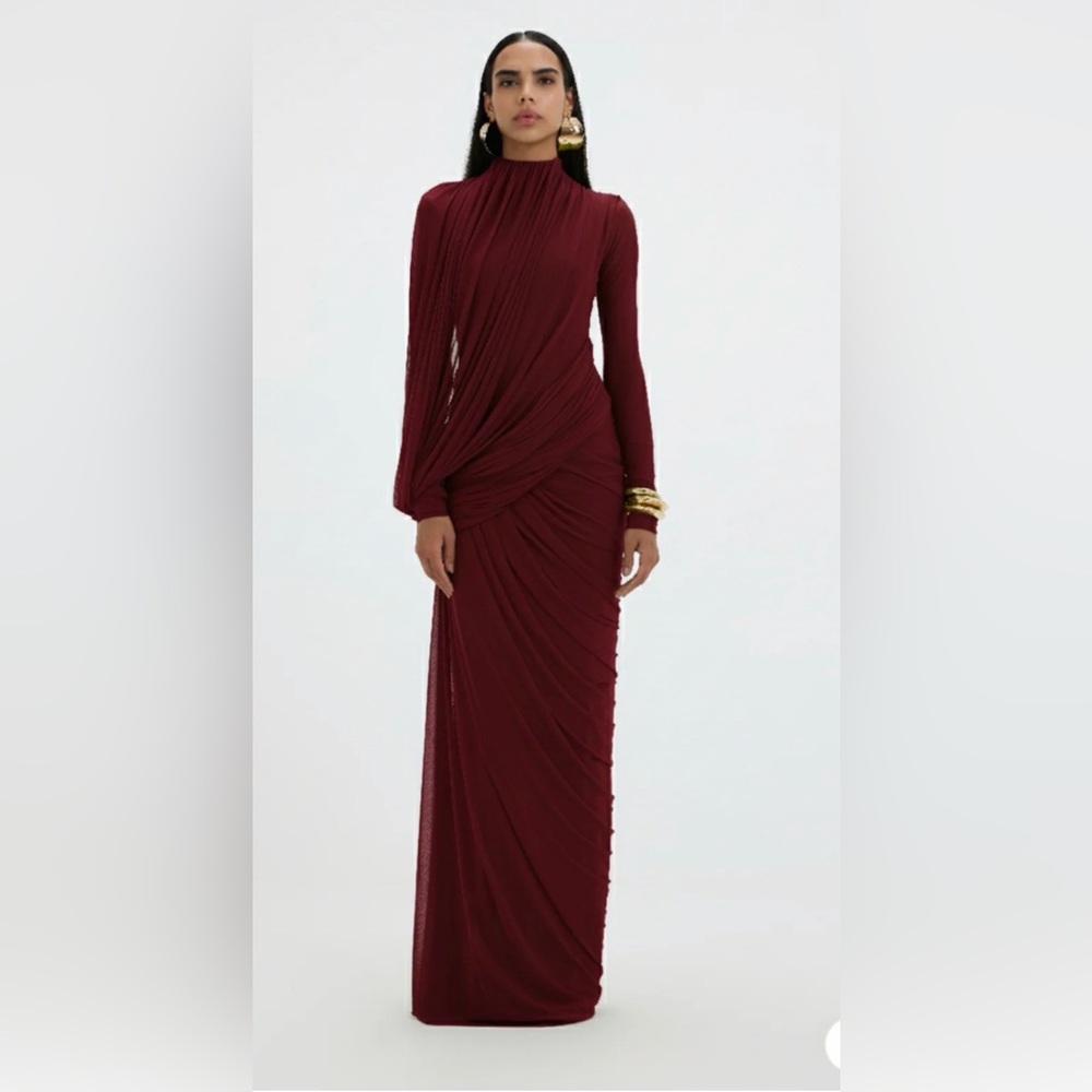 Deme by Gabriella Suzie Burgundy Dress
